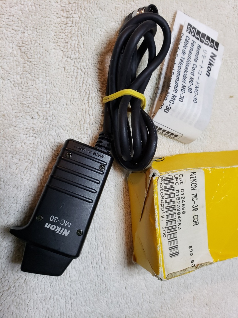 Nikon MC-30 remote trigger